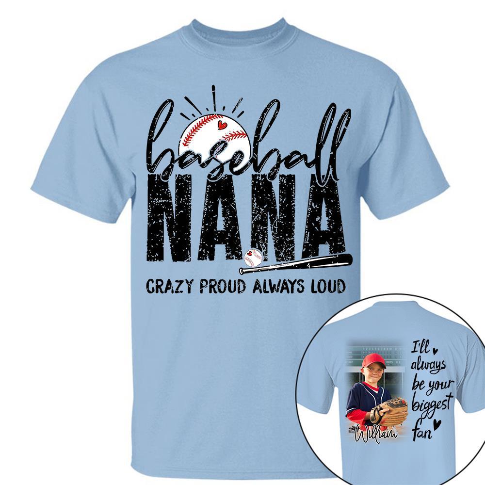 Baseball Mom Nana - Personalized Shirt For Sport Family NA04 Hv01