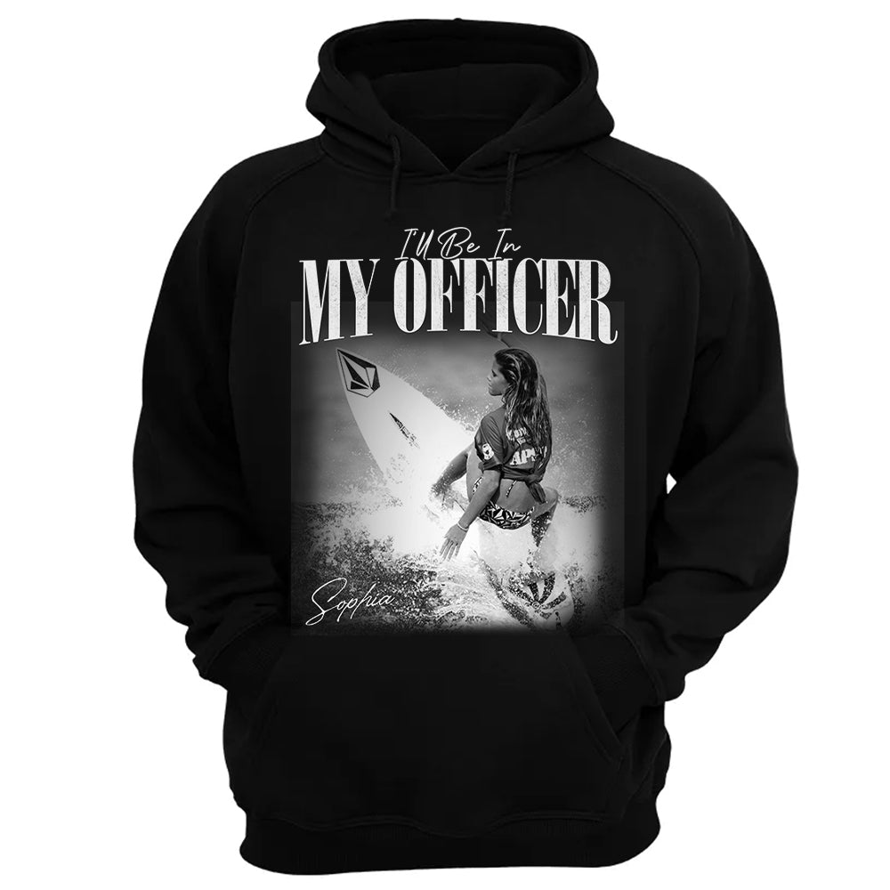I’ll Be In My Officer Surfing - Washed Tee Retro Bootleg Shirt For Surfing Players T1807