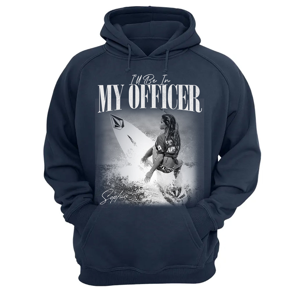 I’ll Be In My Officer Surfing - Washed Tee Retro Bootleg Shirt For Surfing Players T1807