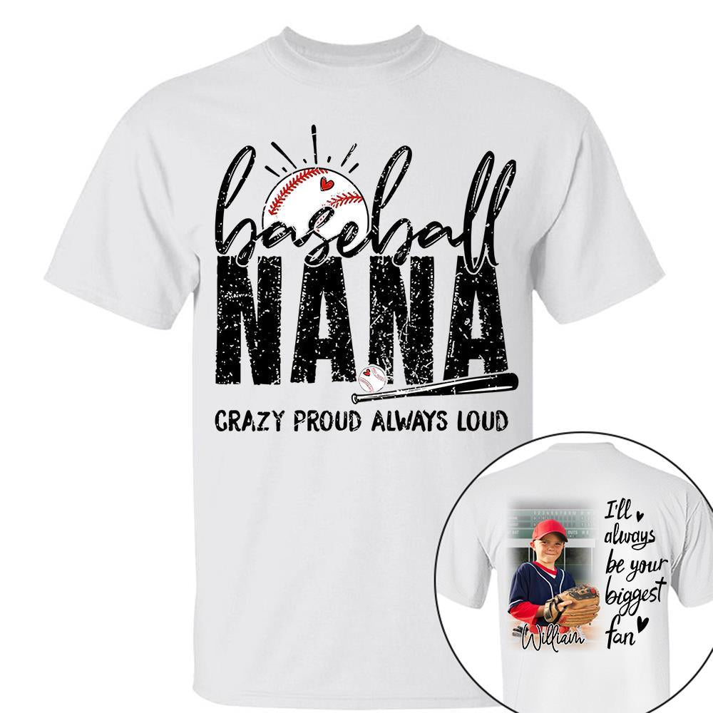 Baseball Mom Nana - Personalized Shirt For Sport Family NA04 Hv01