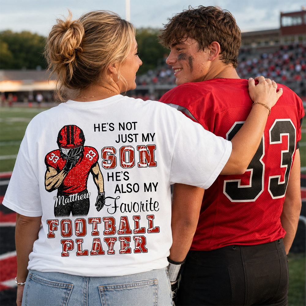Custom Football Mom Shirt, Game Day Gift L0411 Hv01