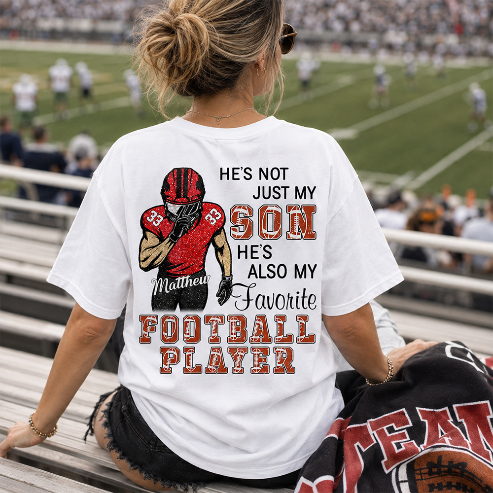 Custom Football Mom Shirt, Game Day Gift L0411 Hv01