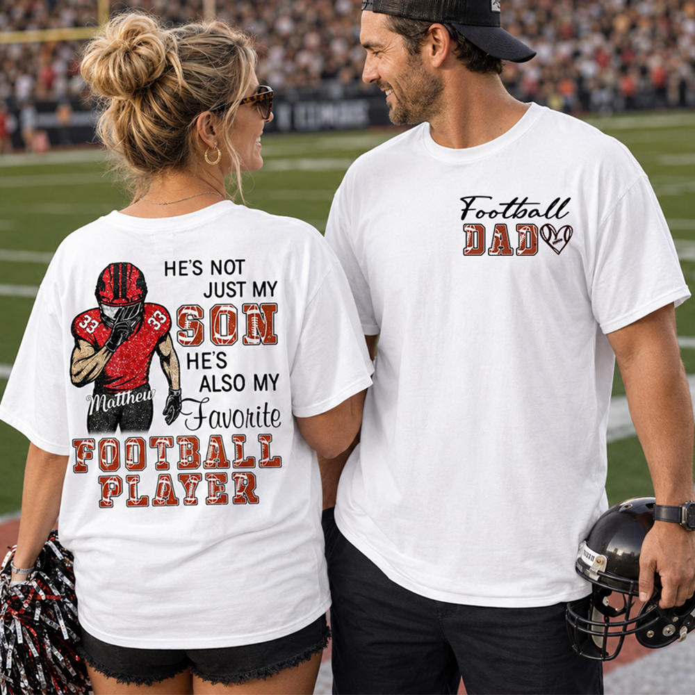 Custom Football Mom Shirt, Game Day Gift L0411 Hv01