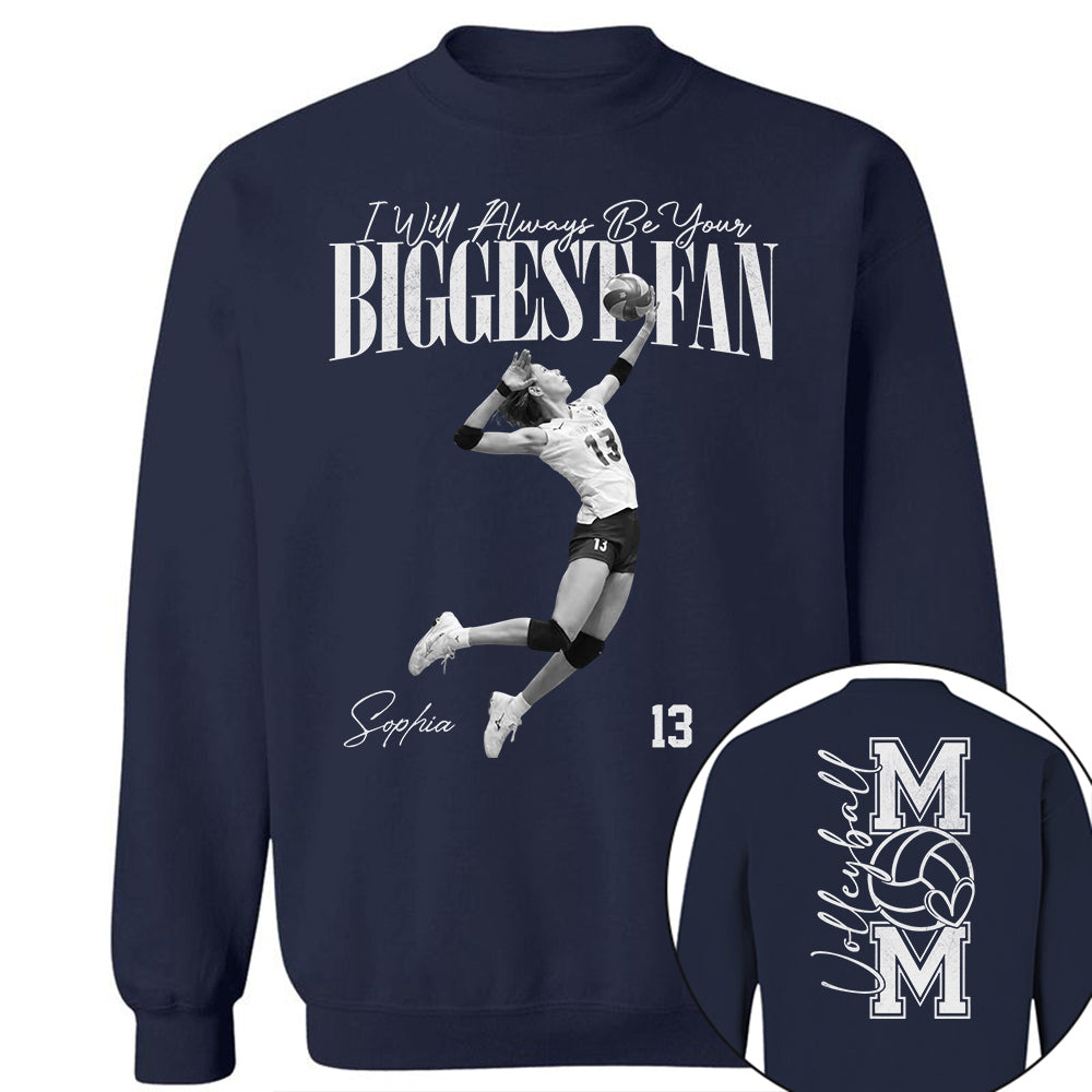 I'll Always Be Your Biggest Fan - Washed Tee Retro Bootleg Shirt For Volleyball Player Vr2 Na02 Do99