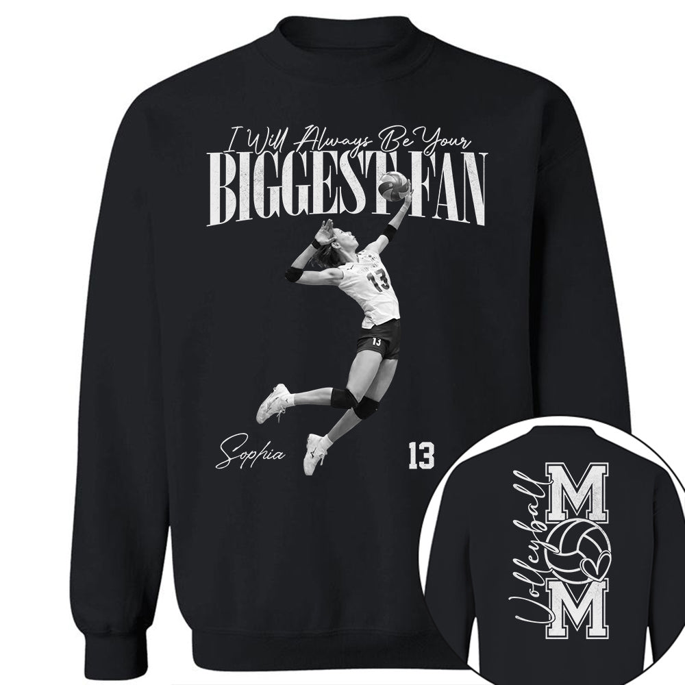 I'll Always Be Your Biggest Fan - Washed Tee Retro Bootleg Shirt For Volleyball Player Vr2 Na02 Do99