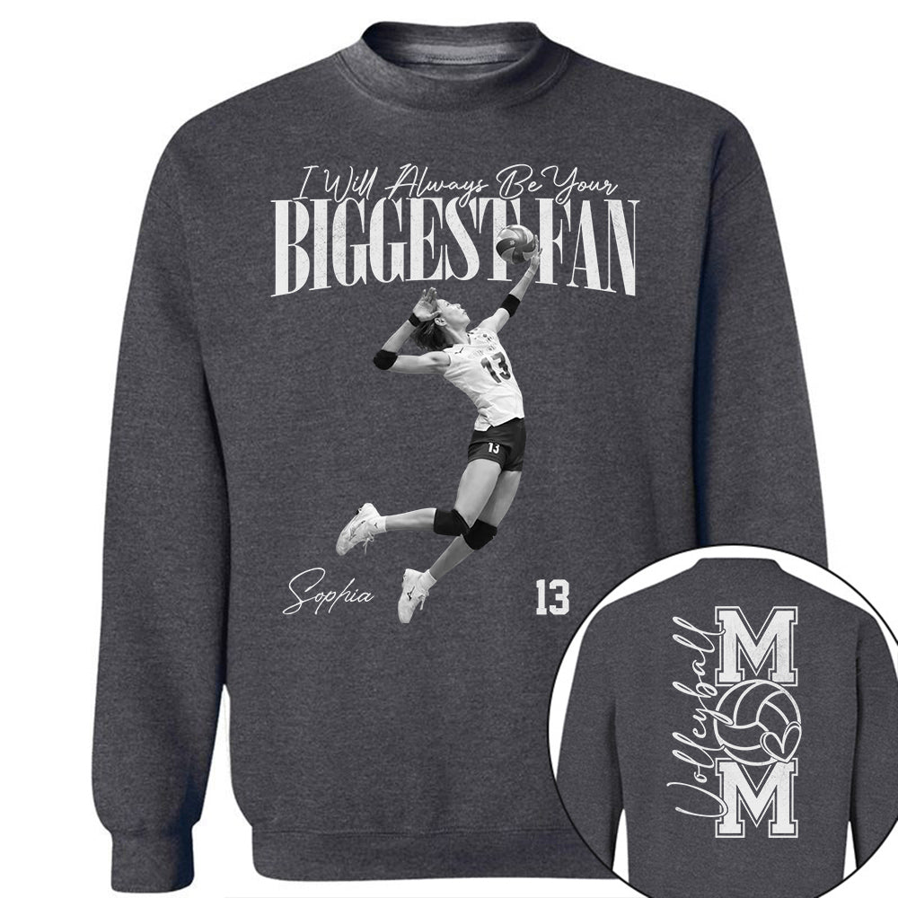 I'll Always Be Your Biggest Fan - Washed Tee Retro Bootleg Shirt For Volleyball Player Vr2 Na02 Do99