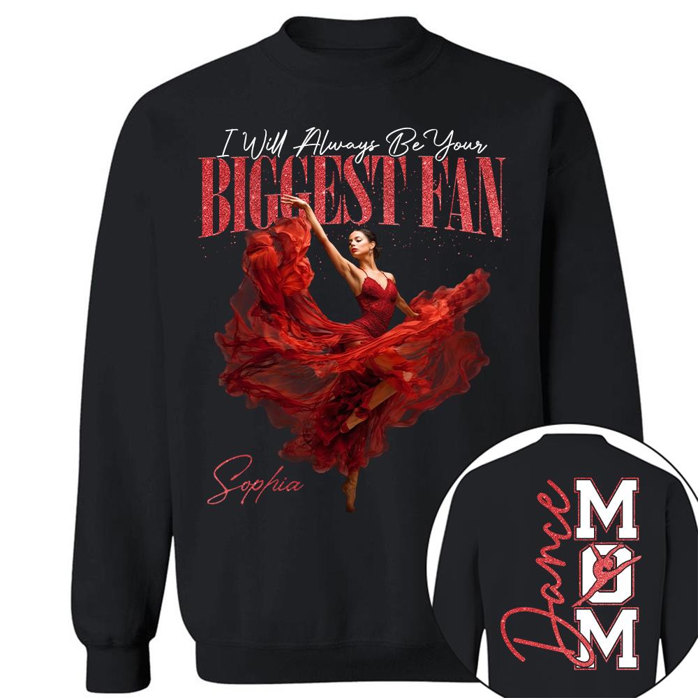 Custom Photo Dance Shirt - Dance Mom, Dad, Family Shirt A2110