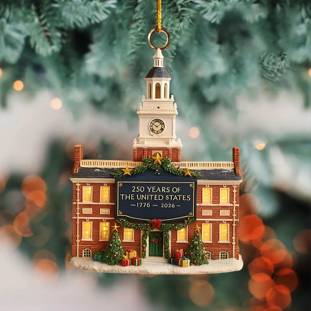 U.S. 250th Anniversary Acrylic Ornament Nh00