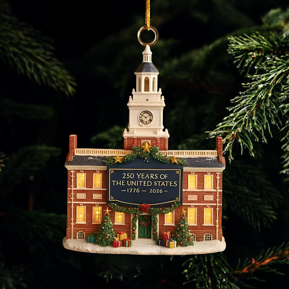U.S. 250th Anniversary Acrylic Ornament Nh00