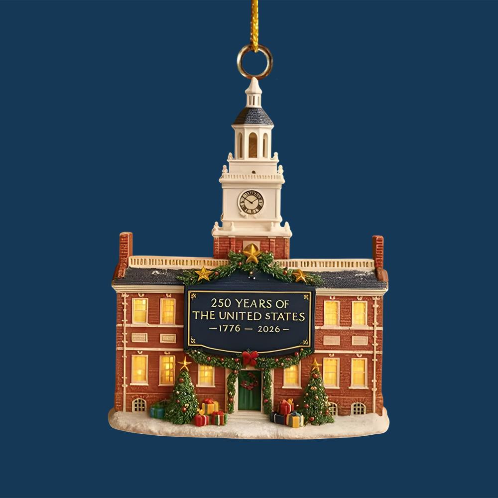 U.S. 250th Anniversary Acrylic Ornament Nh00