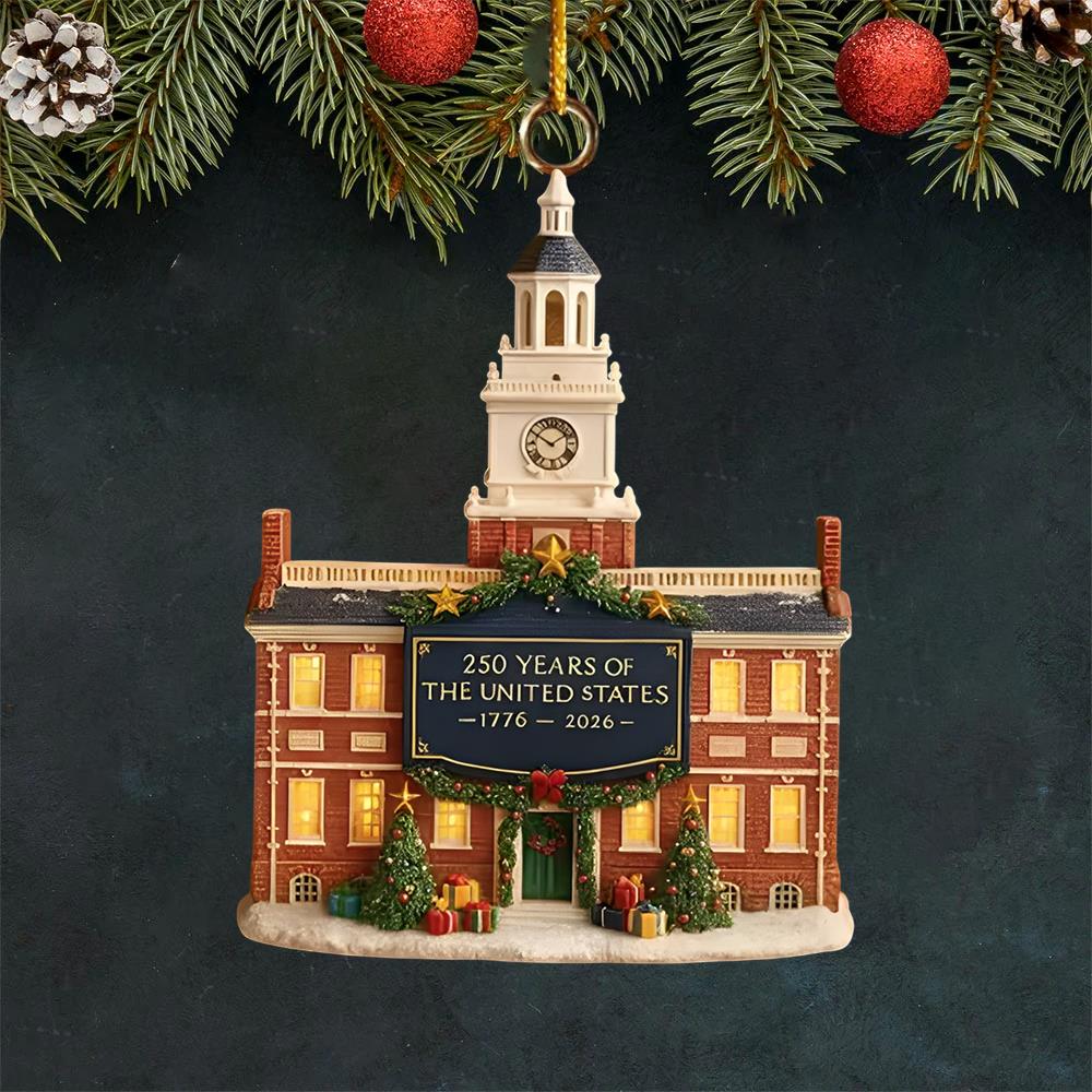 U.S. 250th Anniversary Acrylic Ornament Nh00