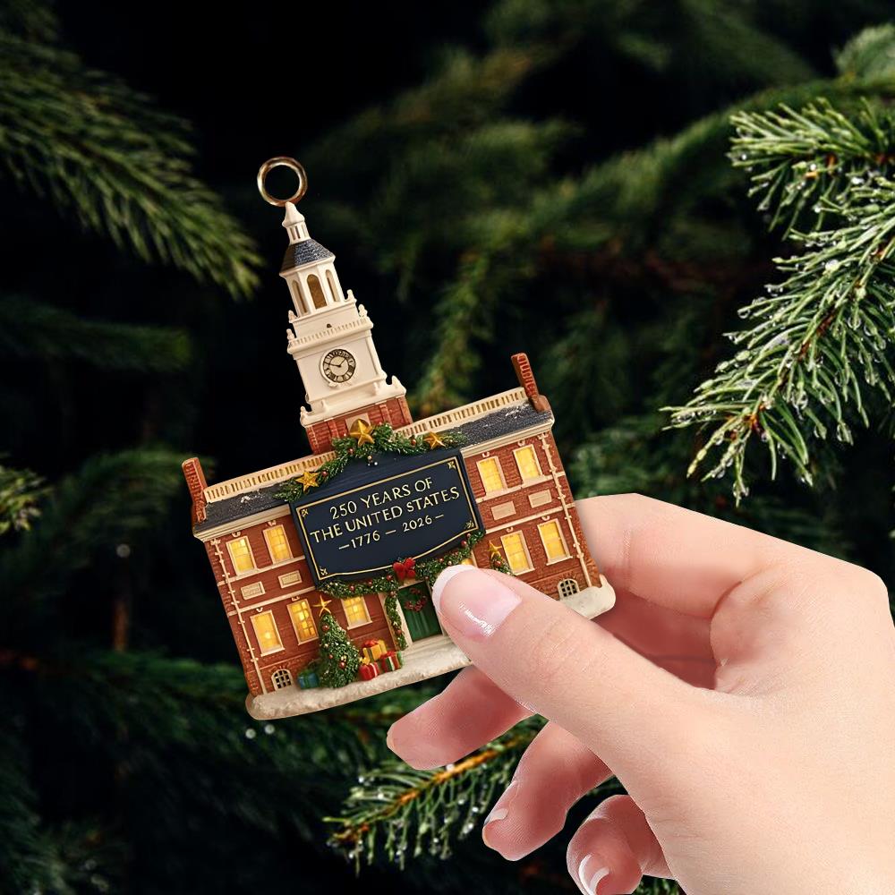 U.S. 250th Anniversary Acrylic Ornament Nh00