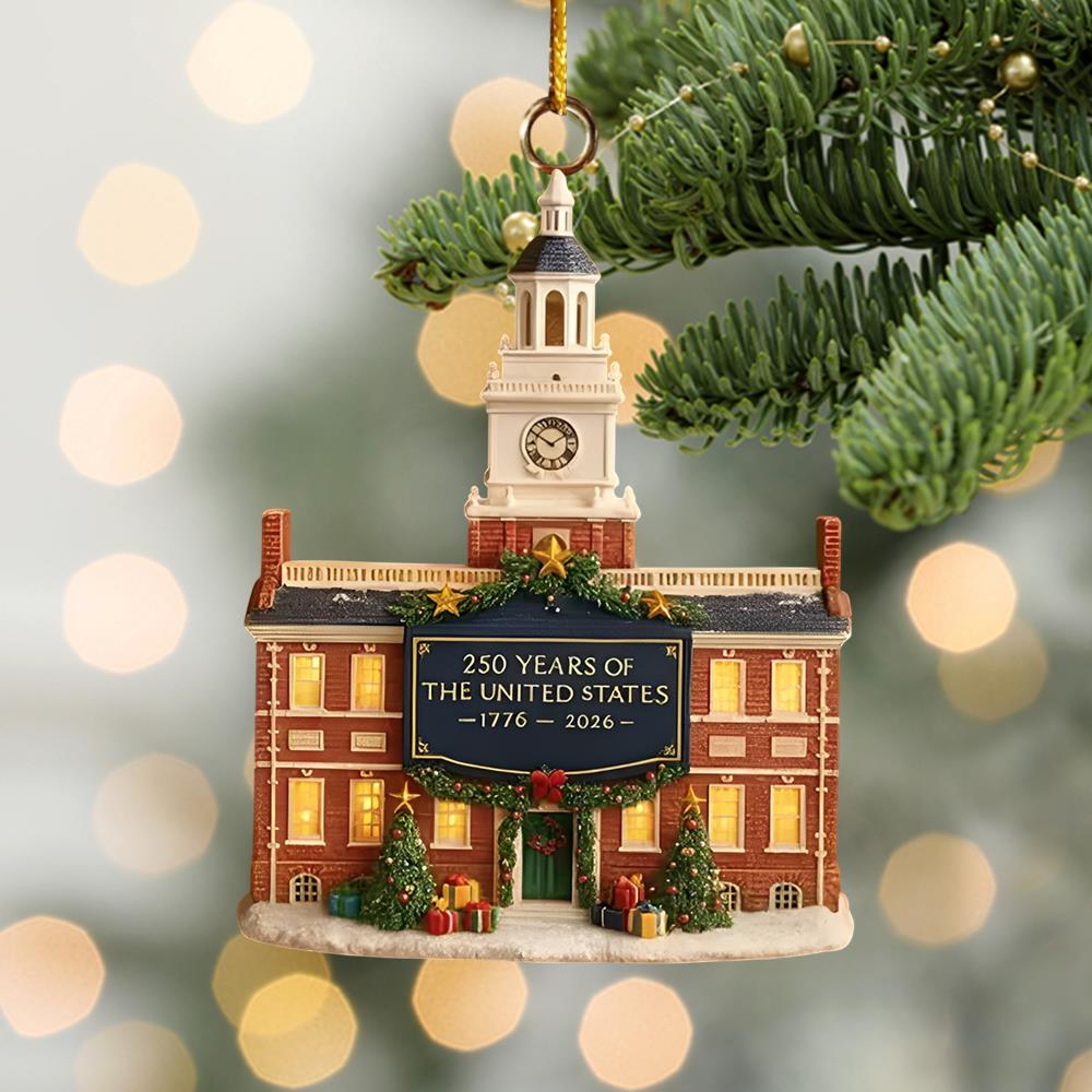 U.S. 250th Anniversary Acrylic Ornament Nh00