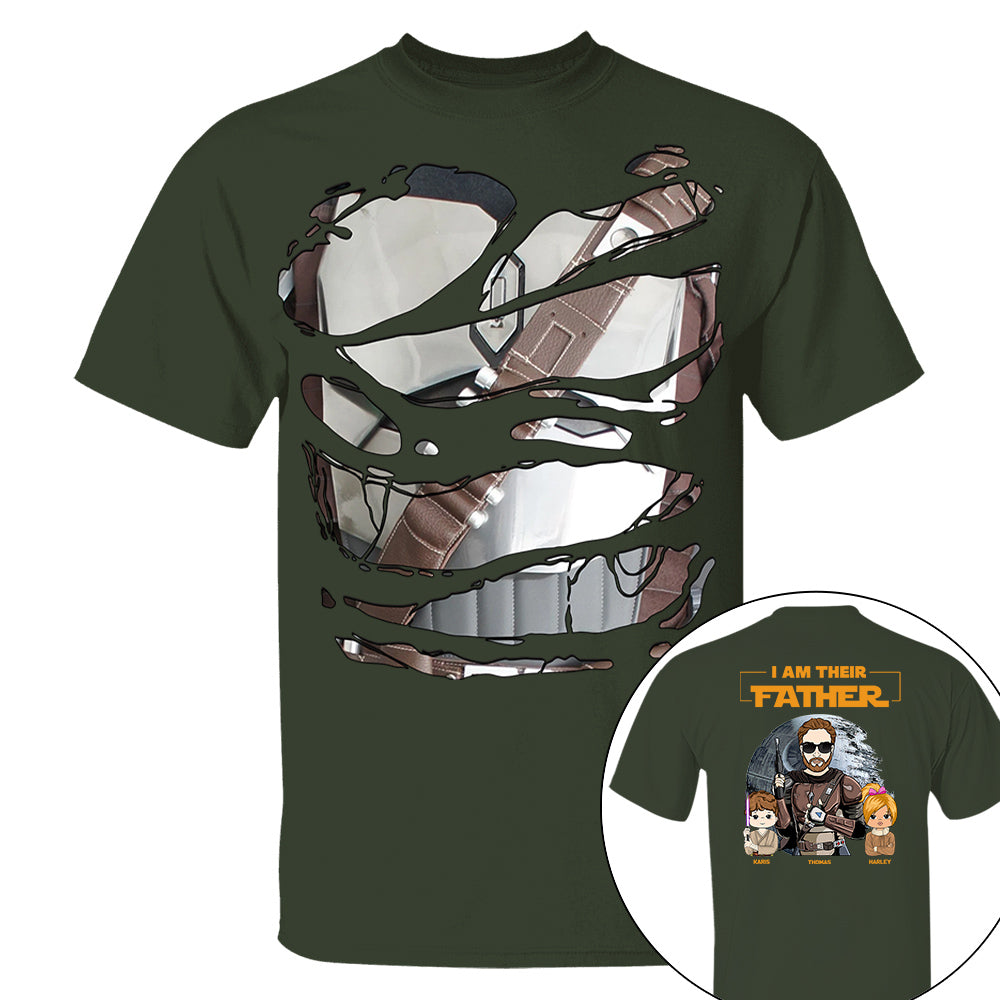 I Am Their Father Custom Shirt For Dad - Father's Day Gift