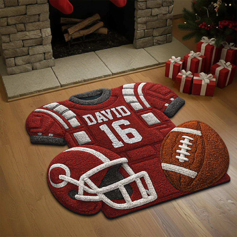 Personalized Football Doormat/Rug For Football Lovers Hv01