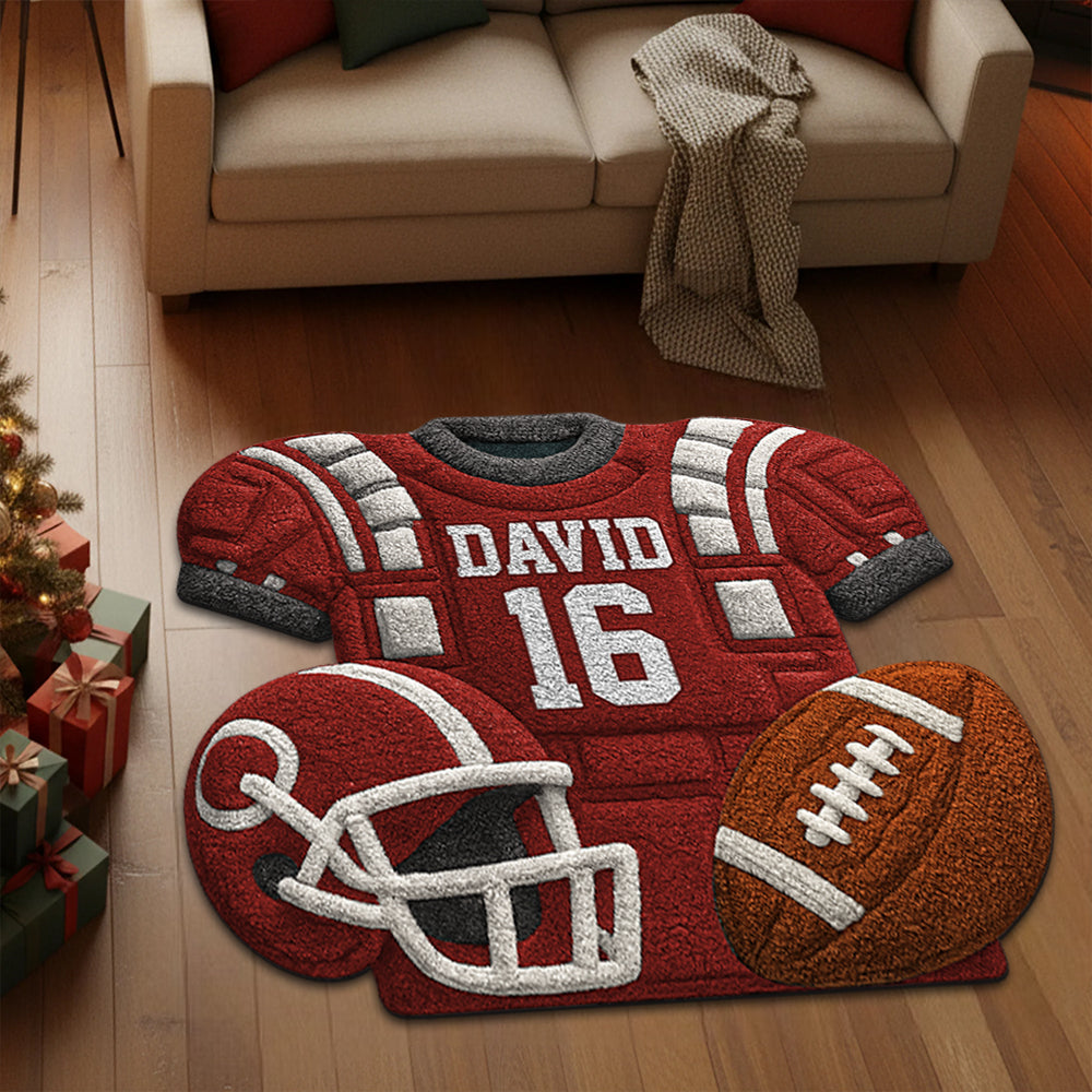 Personalized Football Doormat/Rug For Football Lovers Hv01