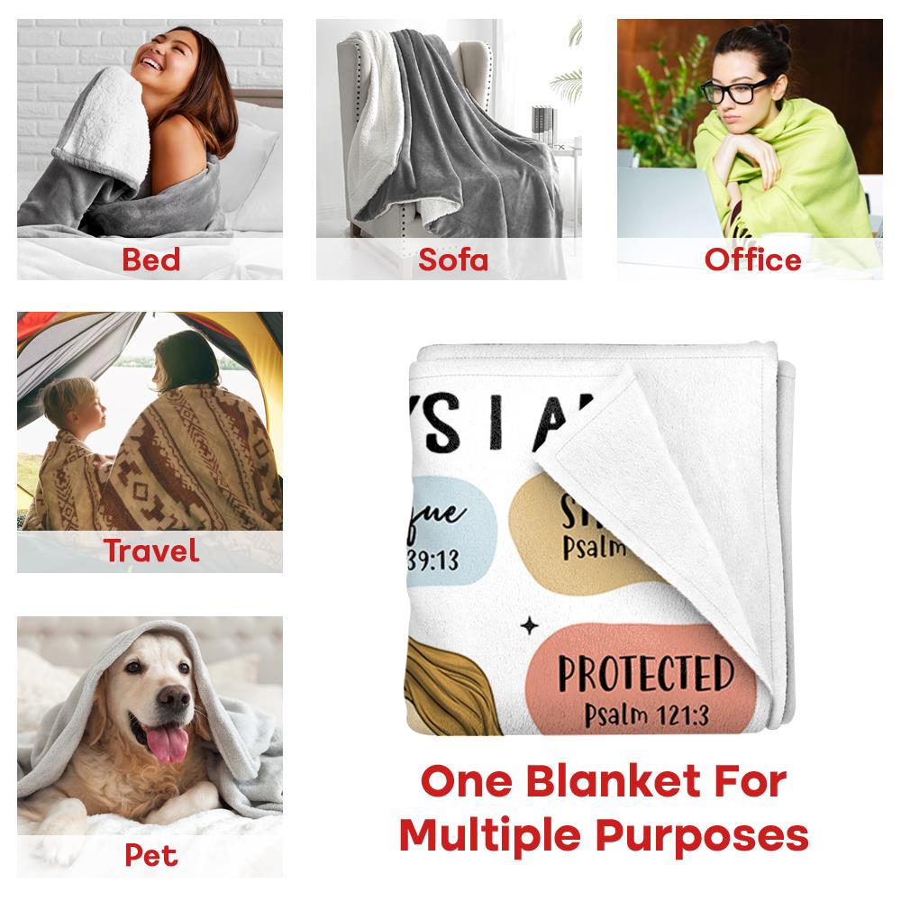 God Say I Am - Custom Blanket For Yoga Lovers - Personalized Cute Gifts NA04 Nh00