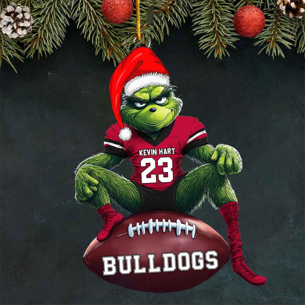 Personalized Gifts For Football Lover Ornament Christmas Nh00
