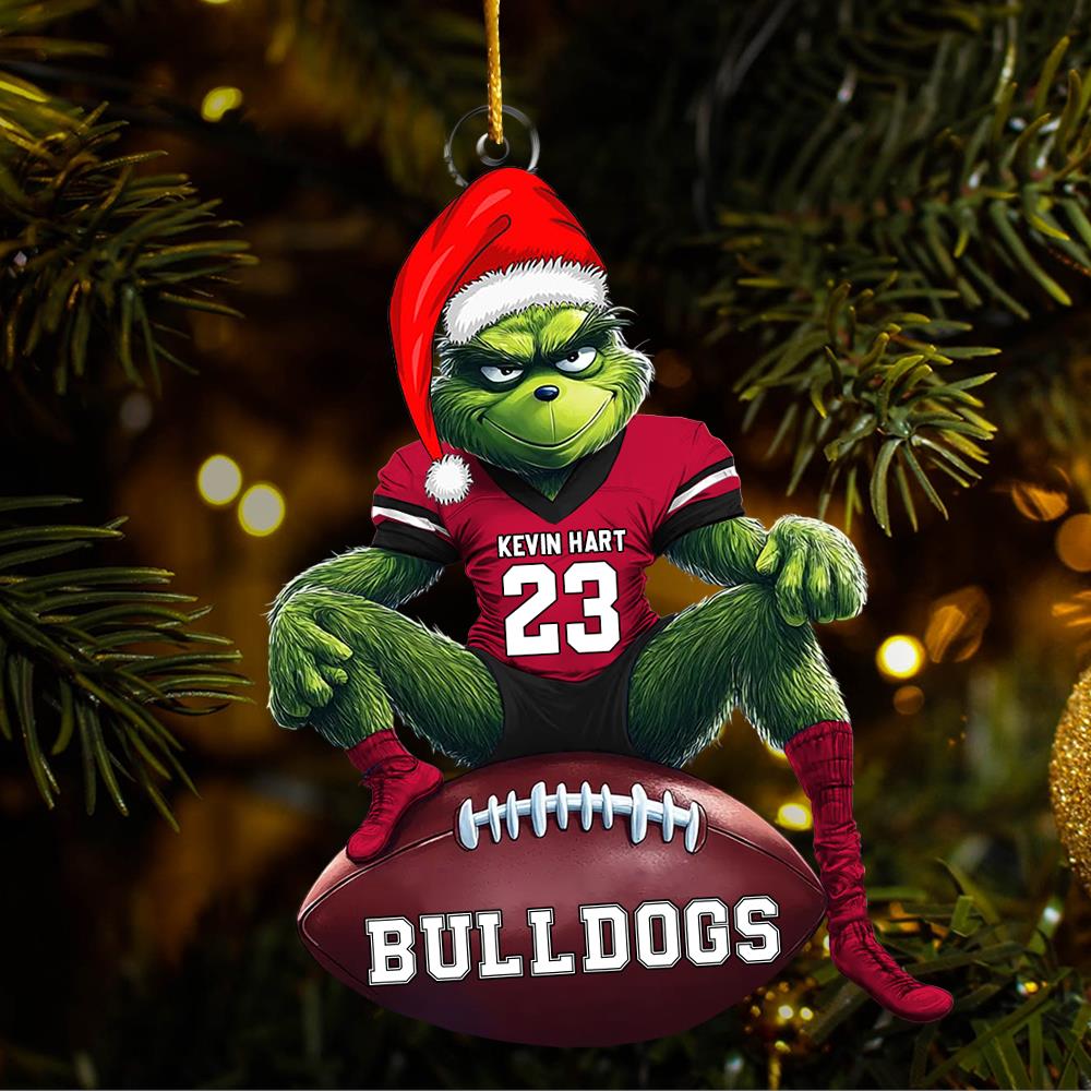 Personalized Gifts For Football Lover Ornament Christmas Nh00