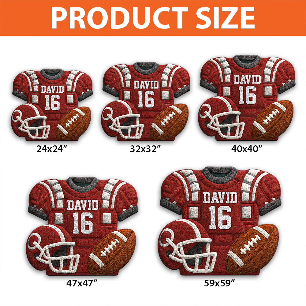 Personalized Football Doormat/Rug For Football Lovers Hv01