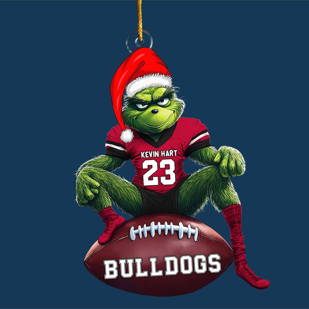 Personalized Gifts For Football Lover Ornament Christmas Nh00