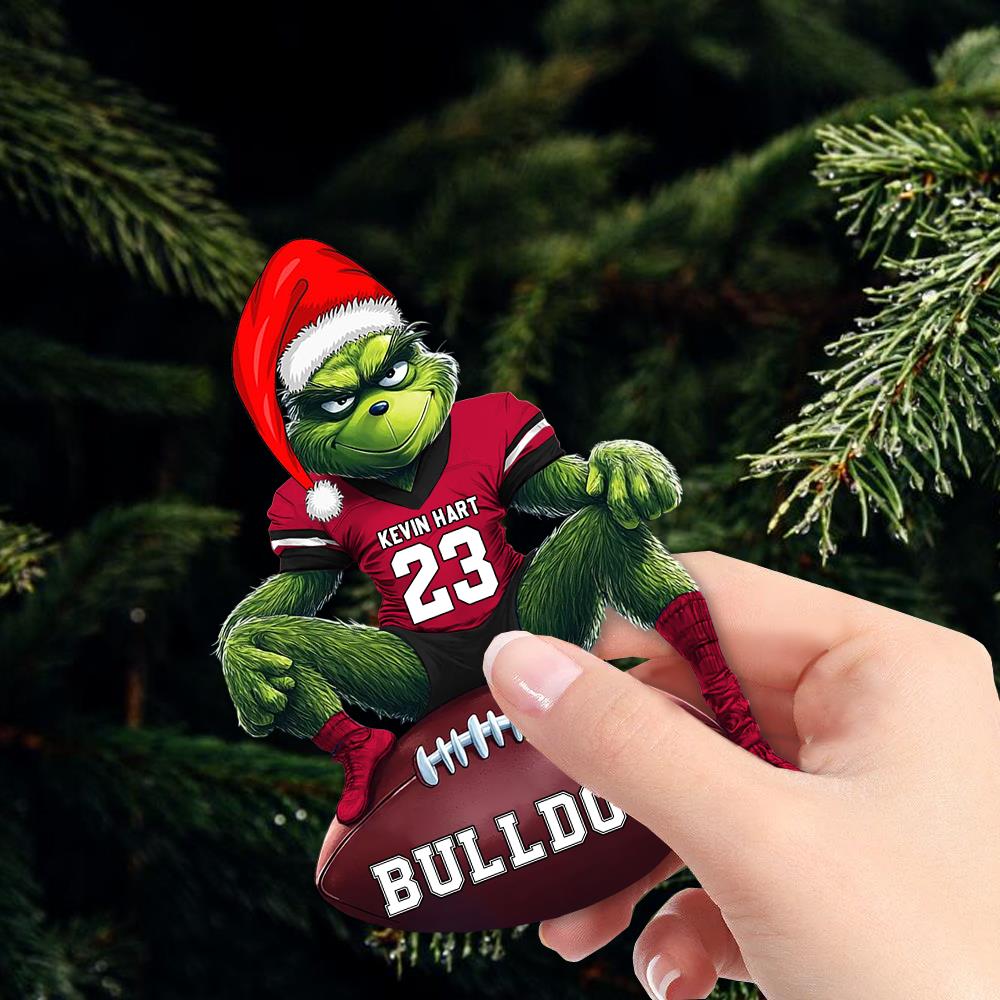 Personalized Gifts For Football Lover Ornament Christmas Nh00