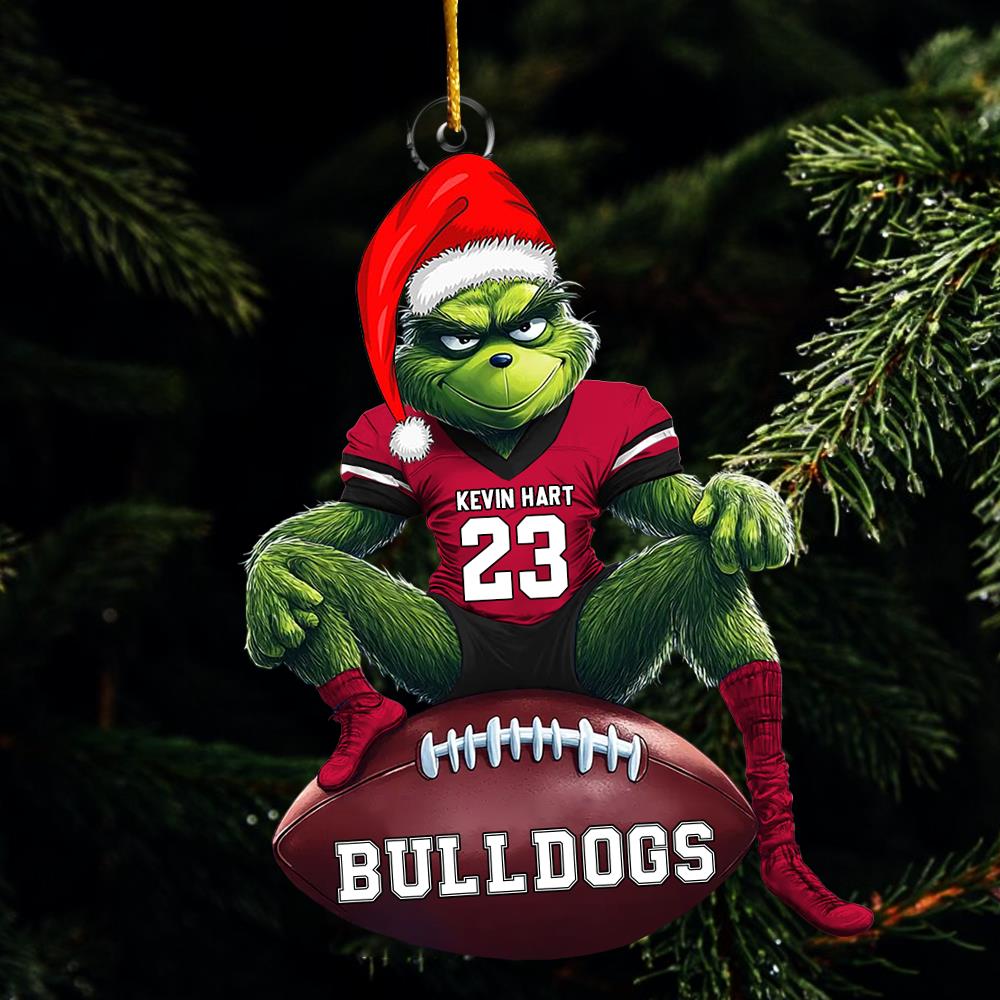 Personalized Gifts For Football Lover Ornament Christmas Nh00
