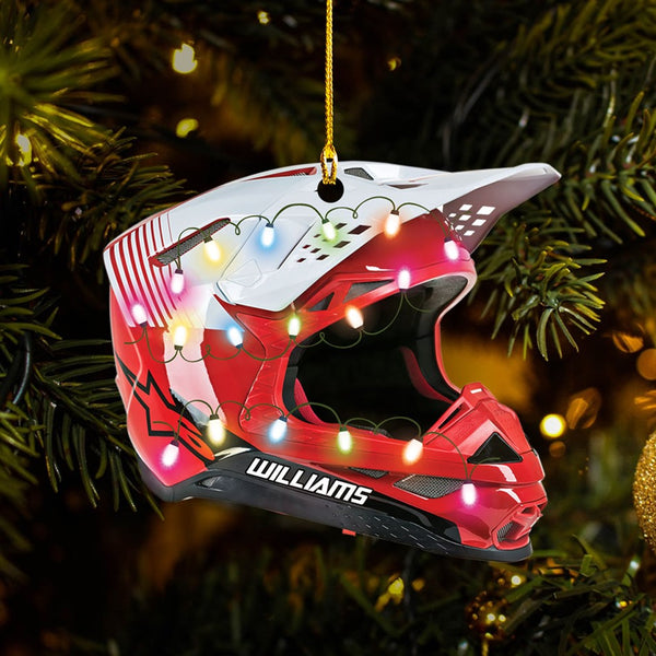 Personalized Ornament Motocross Hemlet Custom Shaped Ornament, Made By – InterestPod