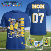 Custom Photo Soccer Player Soccer Jersey - Personalized Team Name School Name Bootleg Jersey A2110 Pt99