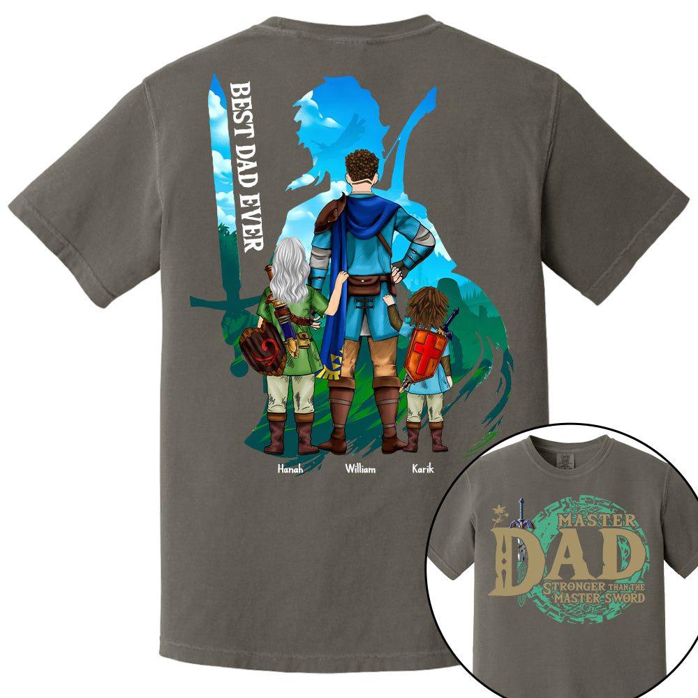 Personalized Master Dad The Legend Of Mom Zelda Dad Shirt - Mother's Day & Birthday Gift For Dad Tu24