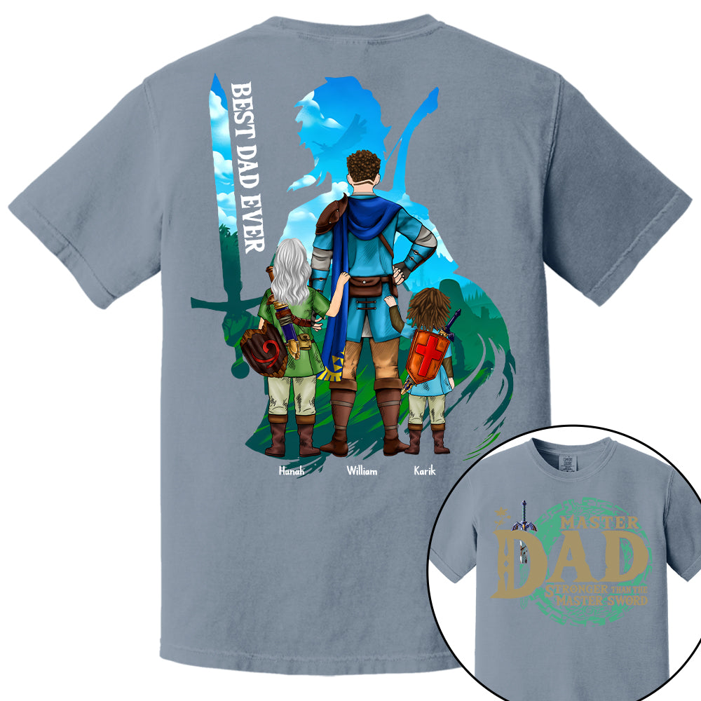 Personalized Master Dad The Legend Of Mom Zelda Dad Shirt - Mother's Day & Birthday Gift For Dad Tu24