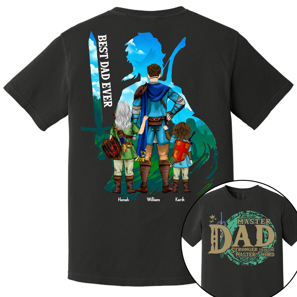 Personalized Master Dad The Legend Of Mom Zelda Dad Shirt - Mother's Day & Birthday Gift For Dad Tu24