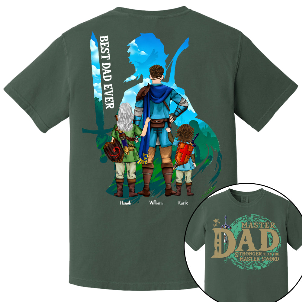 Personalized Master Dad The Legend Of Mom Zelda Dad Shirt - Mother's Day & Birthday Gift For Dad Tu24