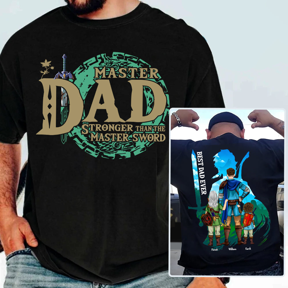 Personalized Master Dad The Legend Of Mom Zelda Dad Shirt - Mother's Day & Birthday Gift For Dad Tu24