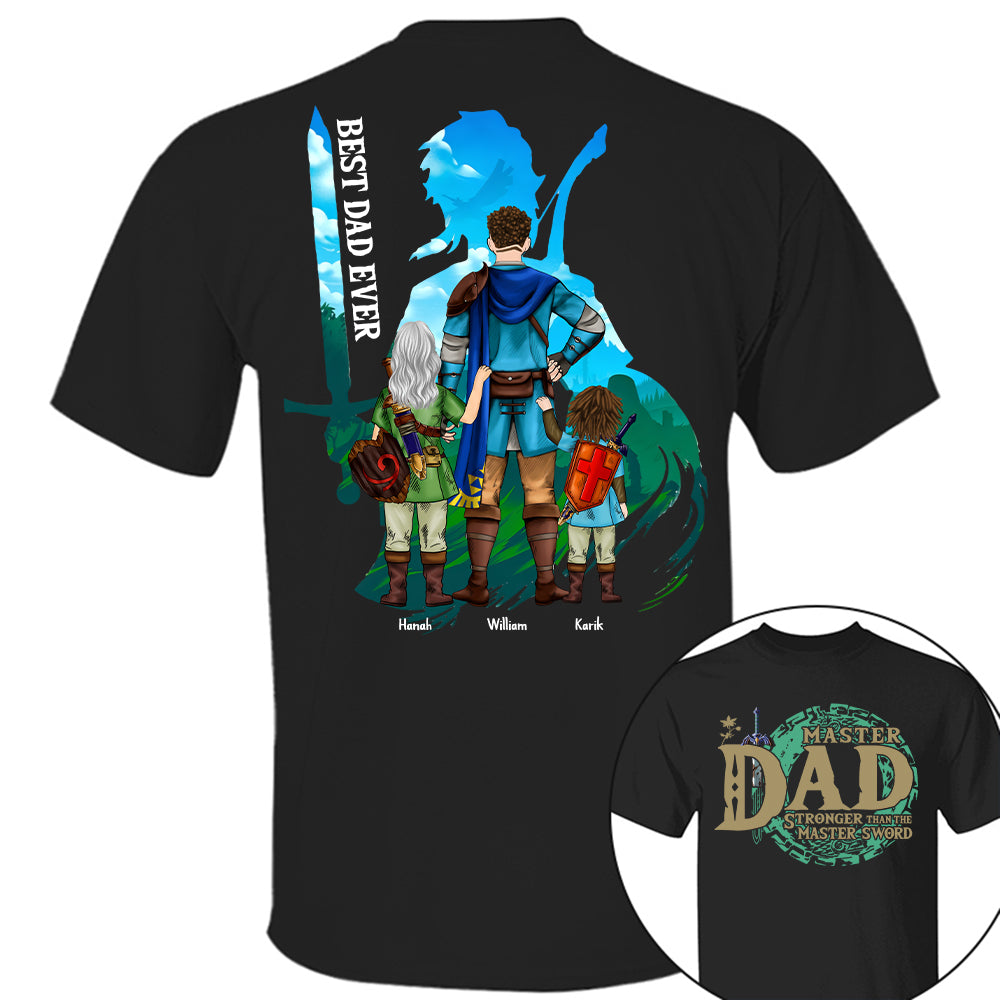 Personalized Master Dad The Legend Of Mom Zelda Dad Shirt - Mother's Day & Birthday Gift For Dad Tu24