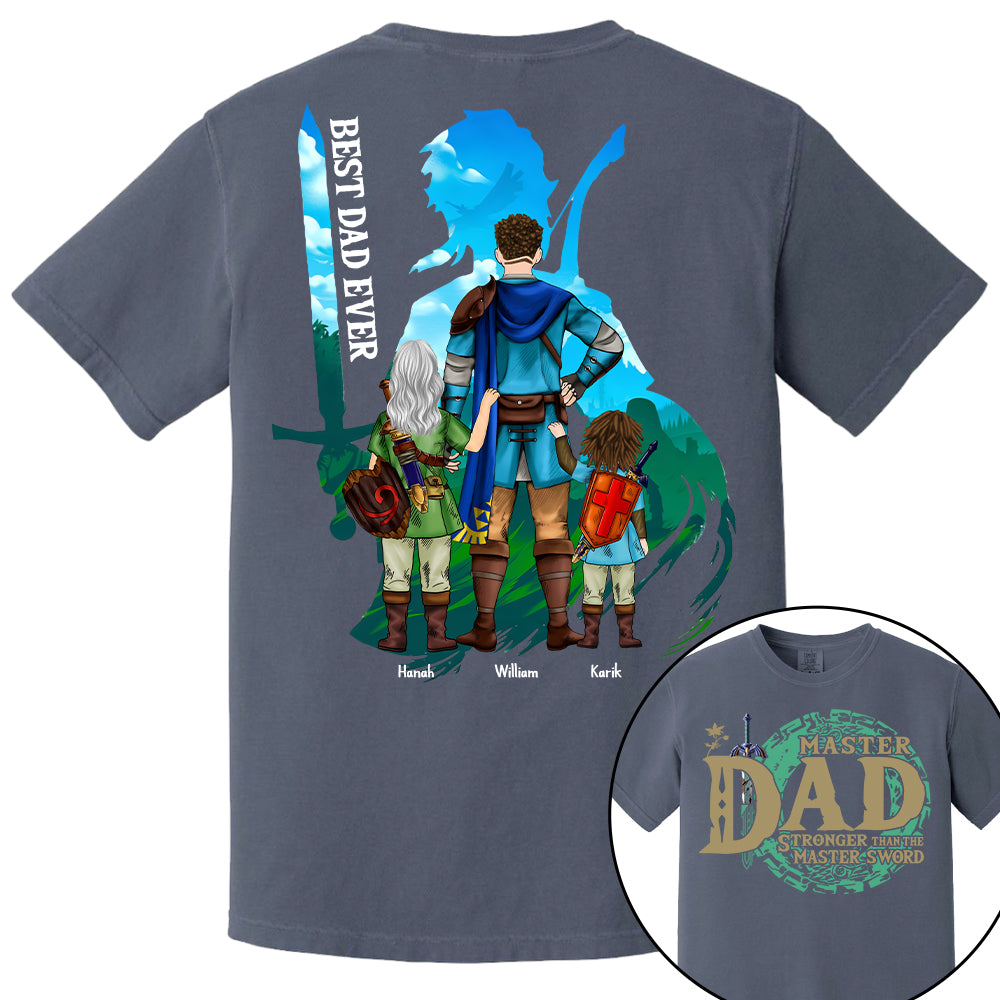 Personalized Master Dad The Legend Of Mom Zelda Dad Shirt - Mother's Day & Birthday Gift For Dad Tu24