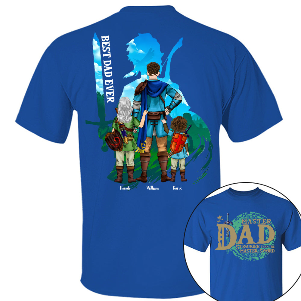 Personalized Master Dad The Legend Of Mom Zelda Dad Shirt - Mother's Day & Birthday Gift For Dad Tu24