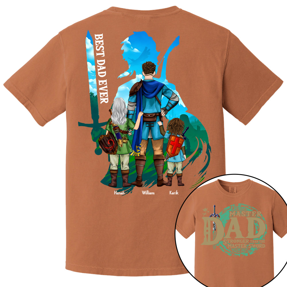 Personalized Master Dad The Legend Of Mom Zelda Dad Shirt - Mother's Day & Birthday Gift For Dad Tu24