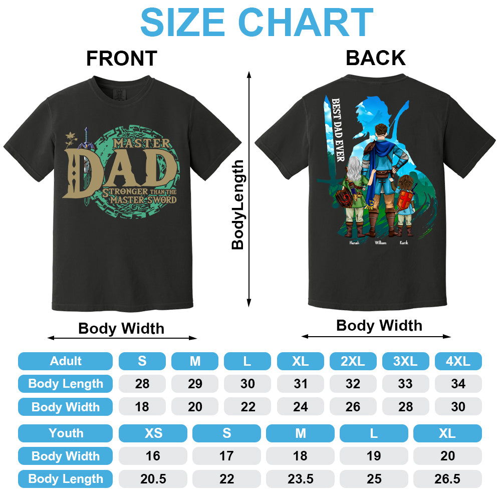 Personalized Master Dad The Legend Of Mom Zelda Dad Shirt - Mother's Day & Birthday Gift For Dad Tu24