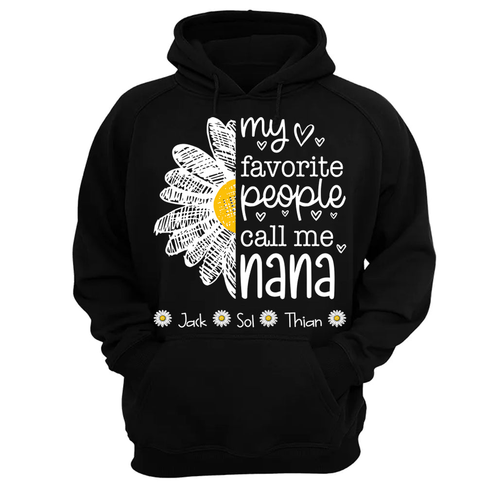 My Favorite People Call Me Nana/ Mimi/Gigi/Grandma, Personalized Grandma Shirt with Grandkids Names, Gift For Grandma, Perfect Gift for Mother's Day MI209 T24