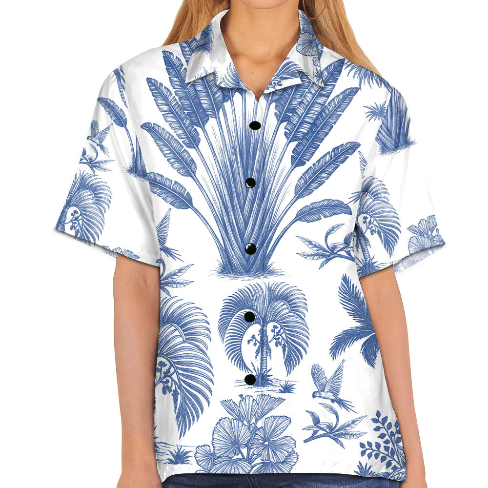 This Human Belongs To - Dog Lovers Toile De Jouy Style Custom Photo Dog - Personalized Hawaiian Shirt T1807