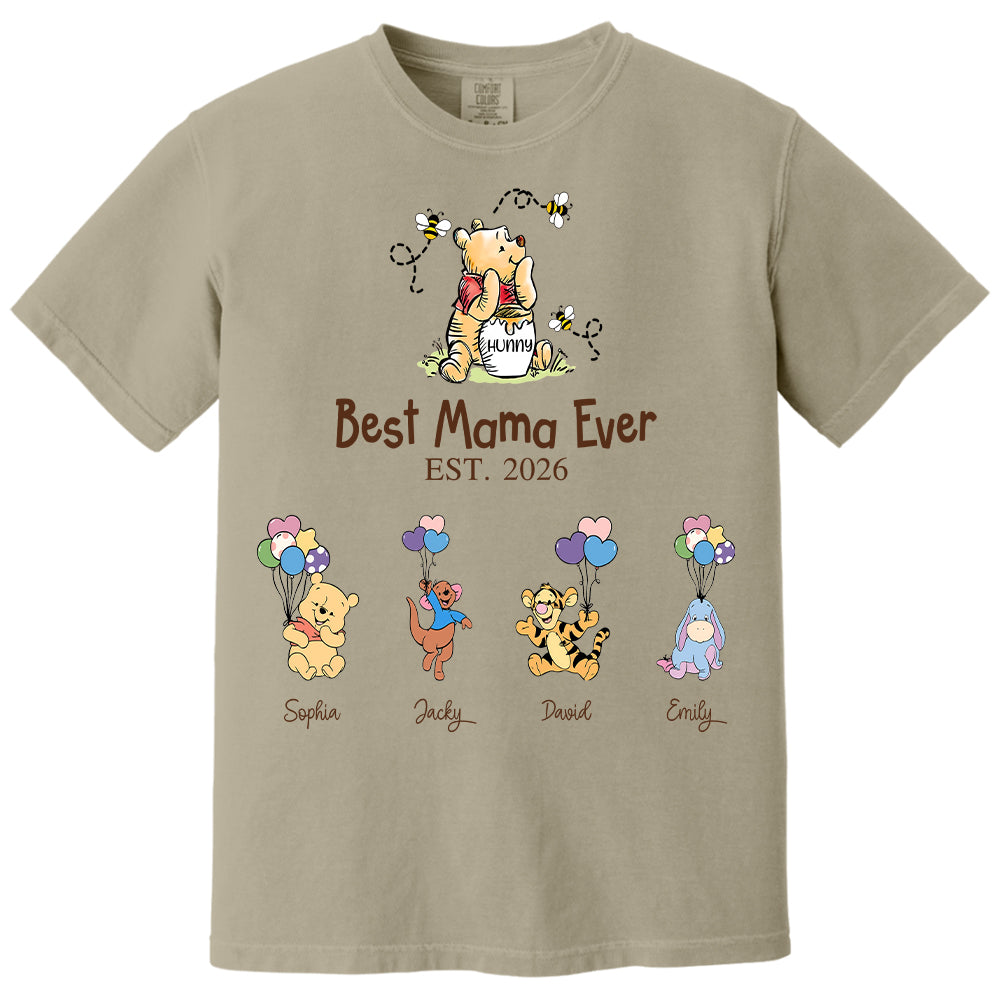 Best Mama Bear Ever Mama Est, Personalized Sweatshirt Mama Bear, Grandma Bear Shirt, Gift For Mom, Gift For Grandma, Gift For Mother's Day MI209 Li29