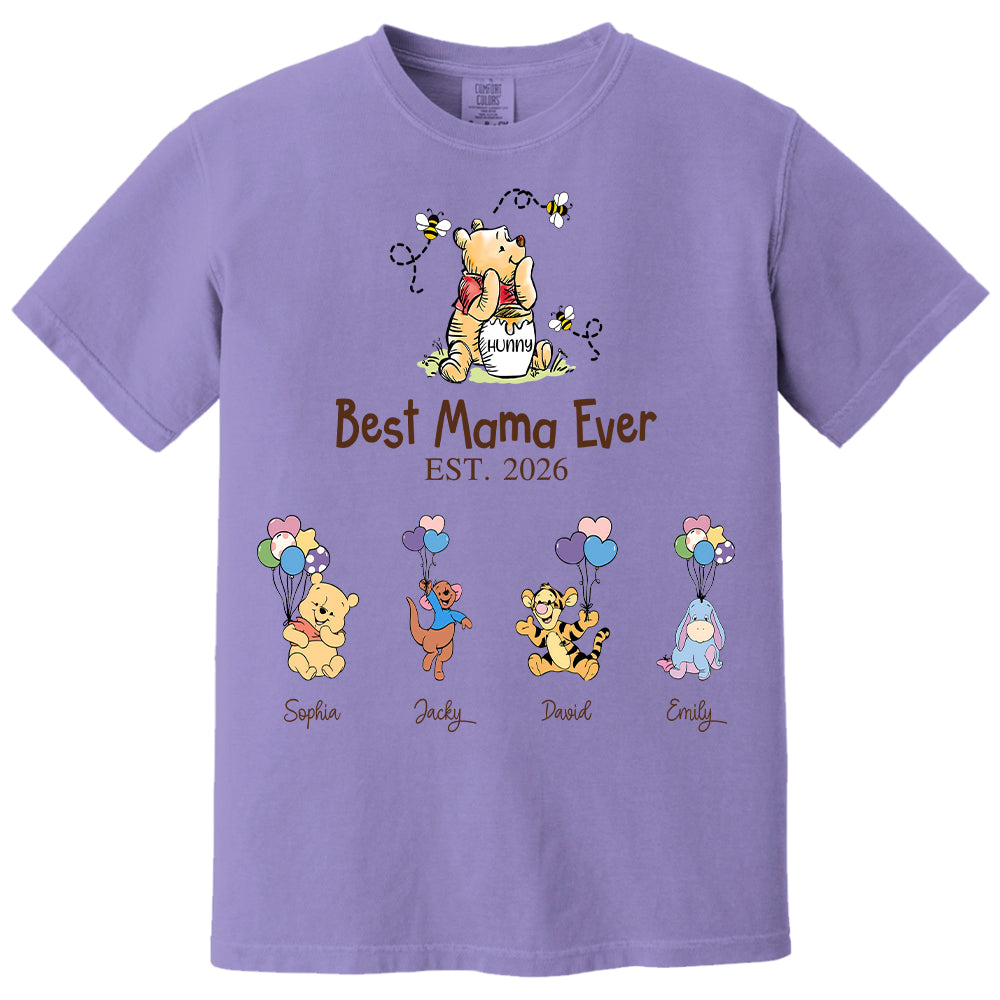 Best Mama Bear Ever Mama Est, Personalized Sweatshirt Mama Bear, Grandma Bear Shirt, Gift For Mom, Gift For Grandma, Gift For Mother's Day MI209 Li29
