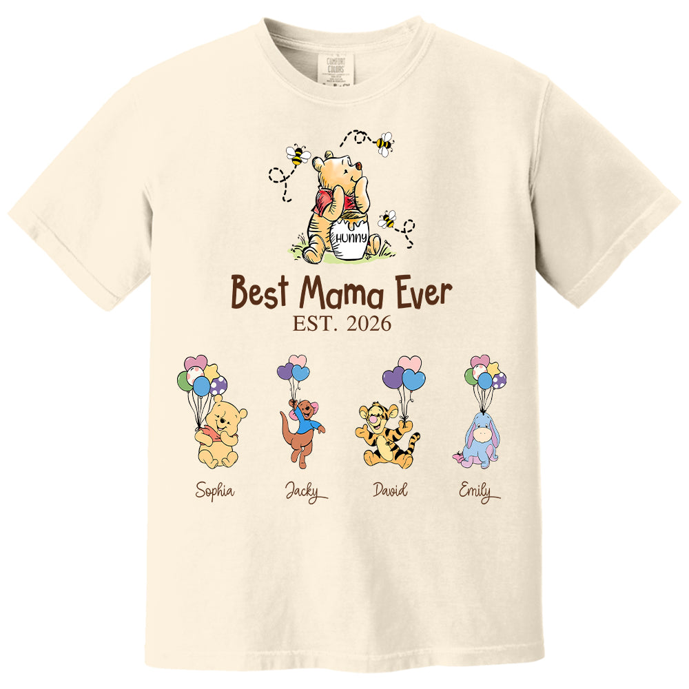 Best Mama Bear Ever Mama Est, Personalized Sweatshirt Mama Bear, Grandma Bear Shirt, Gift For Mom, Gift For Grandma, Gift For Mother's Day MI209 Li29