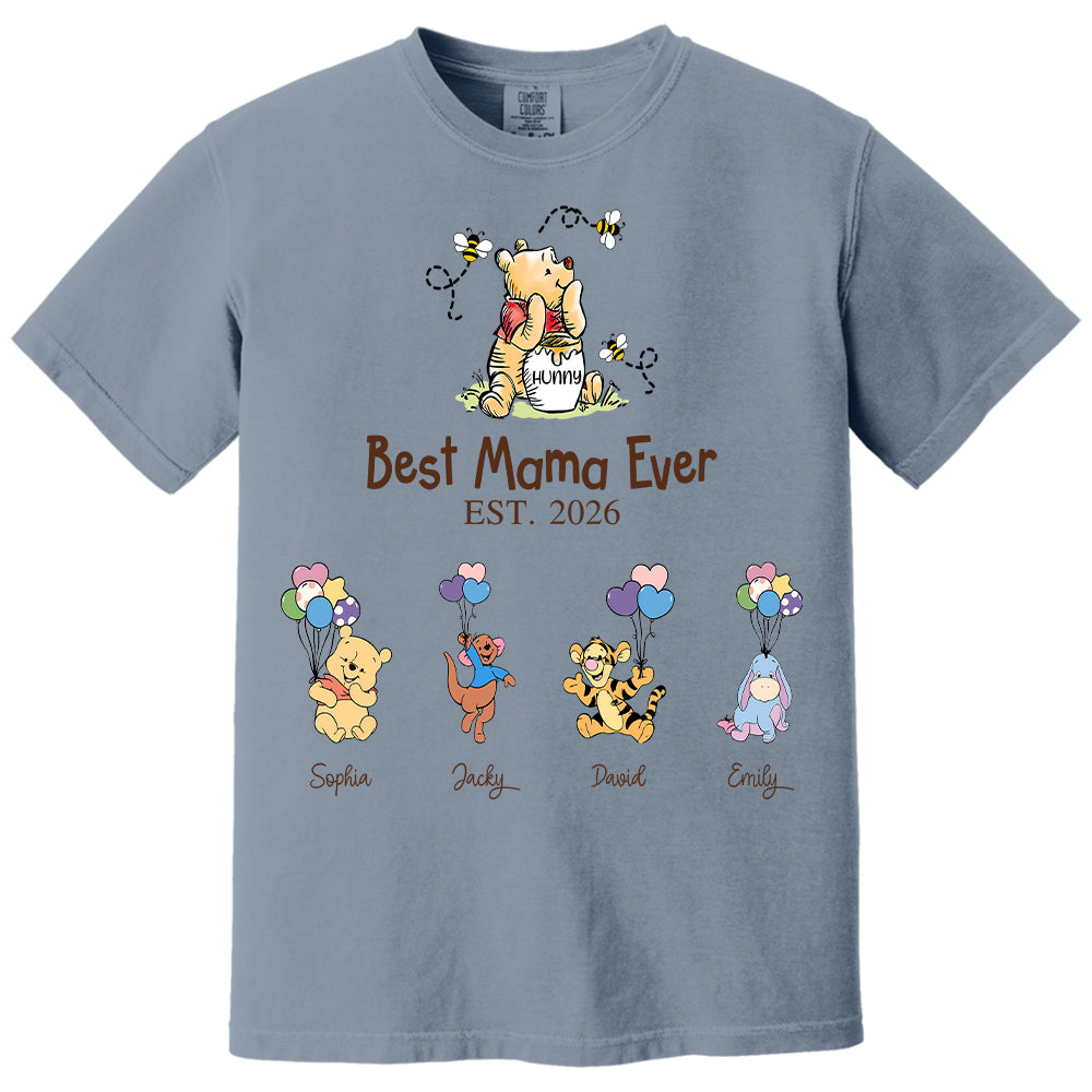 Best Mama Bear Ever Mama Est, Personalized Sweatshirt Mama Bear, Grandma Bear Shirt, Gift For Mom, Gift For Grandma, Gift For Mother's Day MI209 Li29