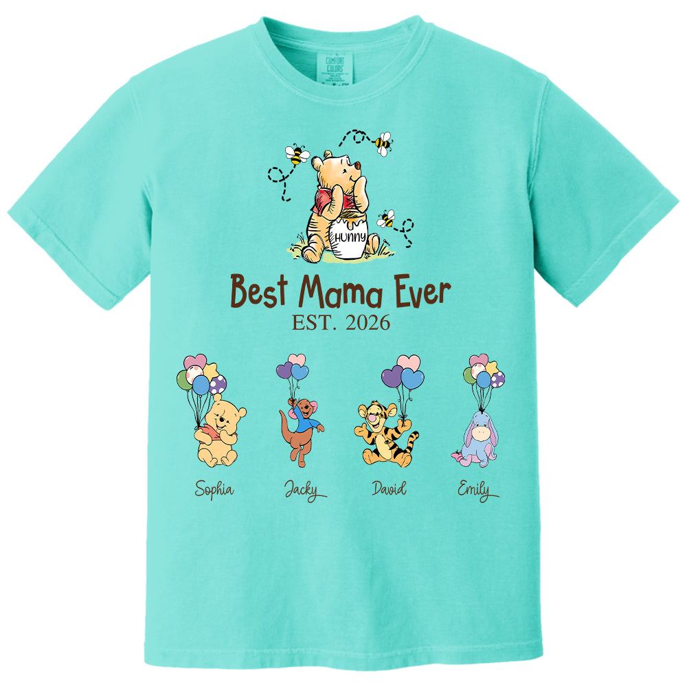 Best Mama Bear Ever Mama Est, Personalized Sweatshirt Mama Bear, Grandma Bear Shirt, Gift For Mom, Gift For Grandma, Gift For Mother's Day MI209 Li29