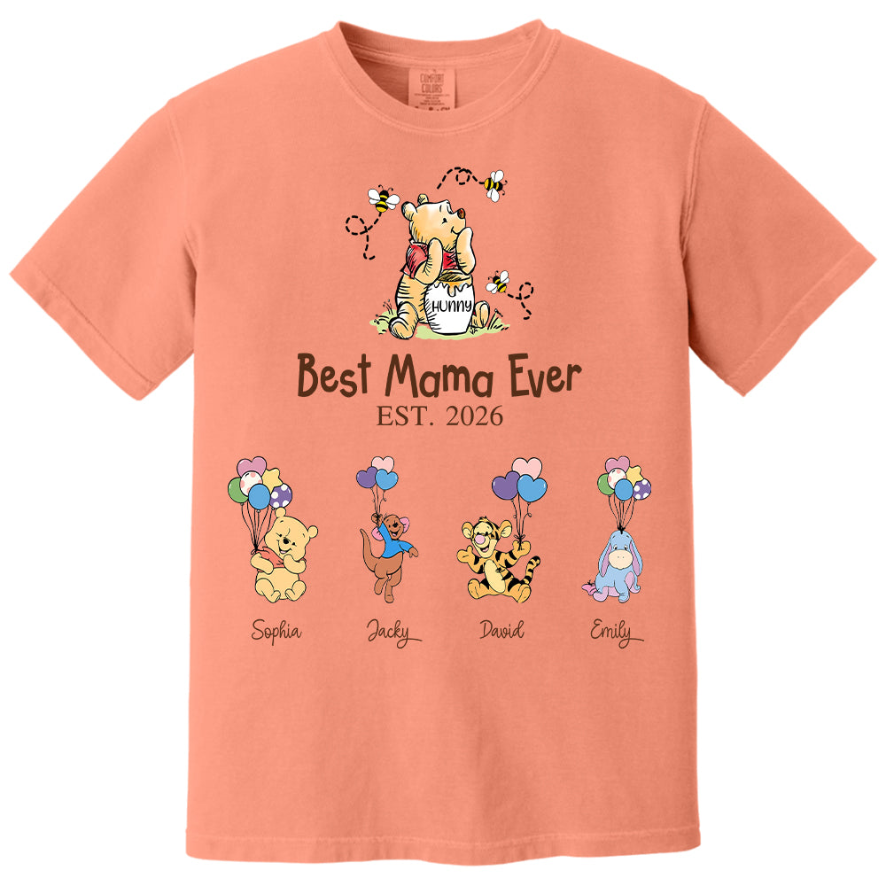 Best Mama Bear Ever Mama Est, Personalized Sweatshirt Mama Bear, Grandma Bear Shirt, Gift For Mom, Gift For Grandma, Gift For Mother's Day MI209 Li29