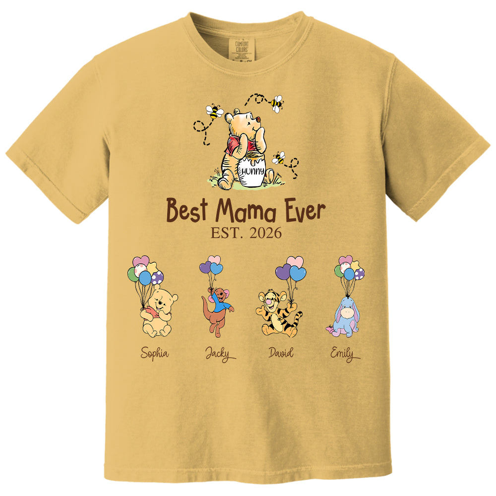 Best Mama Bear Ever Mama Est, Personalized Sweatshirt Mama Bear, Grandma Bear Shirt, Gift For Mom, Gift For Grandma, Gift For Mother's Day MI209 Li29