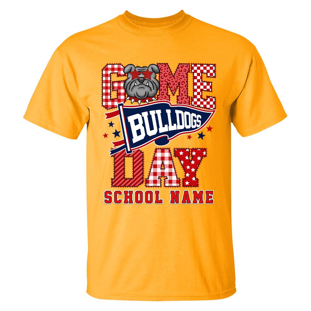 Custom School Mascot Game Day Shirt , School Spirit L0411 Hv01