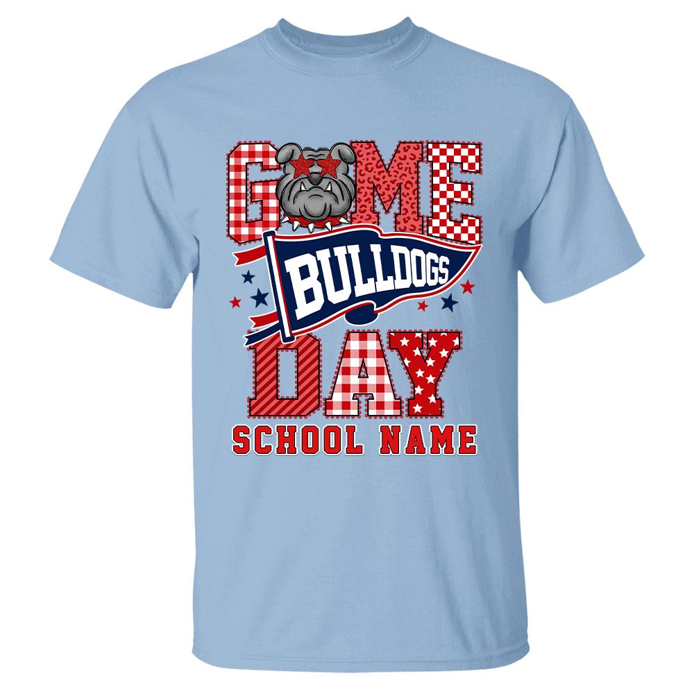 Custom School Mascot Game Day Shirt , School Spirit L0411 Hv01